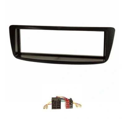 Afbeelding van tomzz Audio 2408 017 Radio installatie frame Set geschikt voor Citroen c1 Peugeot 107 zwart met radioadapter iso