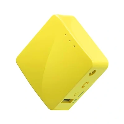 Afbeelding van GL.iNet GL MT300N V2(Mango) Mini Travel Bærbar trådløs lomme WiFi VPN ruter Hotspot/Extender/WDS OpenWrt 2 Ethernet porter OpenVPN/Wireguard USB2.0 128 MB RAM