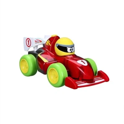 Afbeelding van BBJunior 16 89021 Push &amp; Glow Formula Fun speelgoedauto met licht geluid, rood