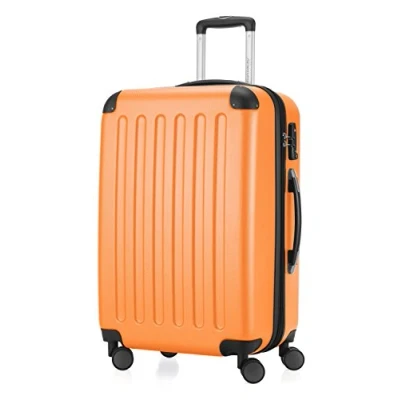 Afbeelding van HAUPTSTADTKOFFER SPREE Harde koffer, trolleykoffer, uitbreidbare reiskoffer, TSA, 4 wielen, 65 cm, 74 liter, oranje