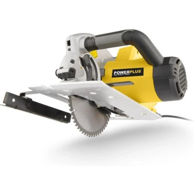 Afbeelding van Powerplus POWX0520 Elektrische cirkelzaag 1500W zaagblad 185mm Incl. parallelgeleider, stofafzuigingaansluiting, laser en 60T cirkelzaagblad hout