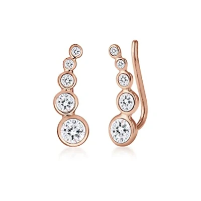 Afbeelding van Elli Classic Oorbellen roségoldcoloured, Dames, Maat: One Size, Roségold coloured