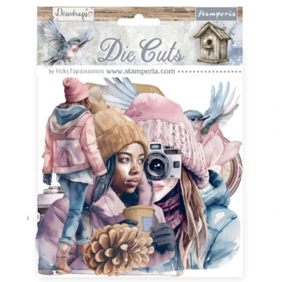 Afbeelding van Stamperia DFLDC109 Dewdrops Decoratief papier, gesorteerd, 17,3 x 0,3 cm