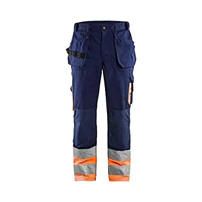 Afbeelding van Blaklader Werkbroek High Vis 1529 1860 Marineblauw/Oranje C62