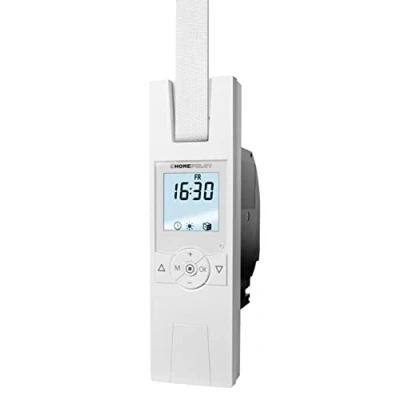 Afbeelding van HOMEPILOT bandoproller RolloTron Premium Minigurt Elektrische met display voor comfortabele rolluikbediening. Smart Home rolluik accessoires inbouw achteraf! Trekkracht: 45 kg
