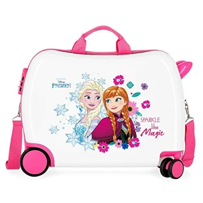 Afbeelding van Frozen rol zit kinderkoffer 2 spinners like magic
