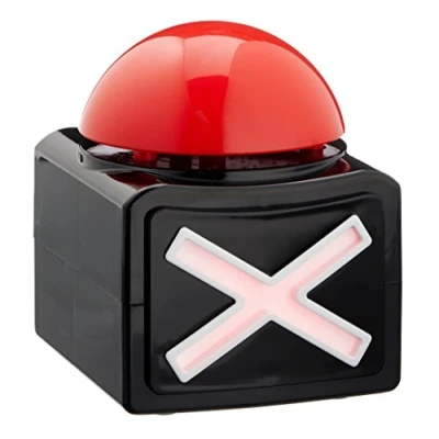 Afbeelding van Cepewa Grappige Buzzer Button X met licht en geluid