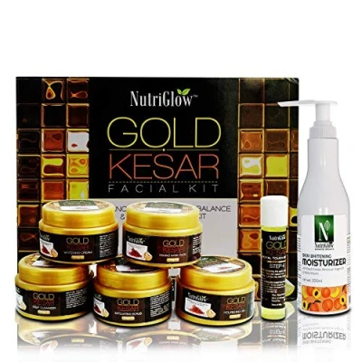 Afbeelding van Nutriglow Natural&#039;s Ubtan Facial Kit for Glowing Skin, Tan Removal with Haldi &amp; Chandan, 60gm Pack of 2