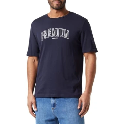 Afbeelding van JACK &amp; JONES JPRBLUMALIK SS Tee Crew Neck FST, night sky, M