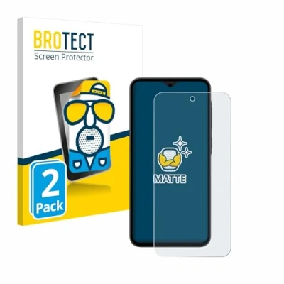 Afbeelding van BROTECT (2 Stuks) Antireflecterende Beschermfolie voor Samsung Galaxy A35 5G Anti Glare Screen Protector, Mat, Ontspiegelend
