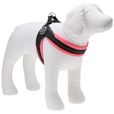 Afbeelding van Tre Ponti Easy Fit Mesh Fix Neon Hondenharnas, Maat 3, Roze