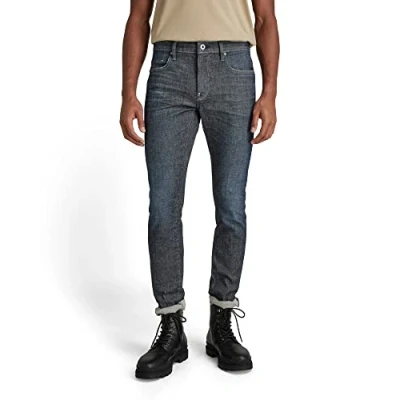 Afbeelding van G Star Raw heren Jeans Revend FWD Skinny Jeans, Blauw (Worn in Blues D106 d120), 36W / 34L