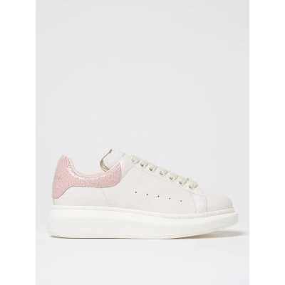 Afbeelding van Leather Sneakers with Platform Sole and Lace up Closure for Everyday