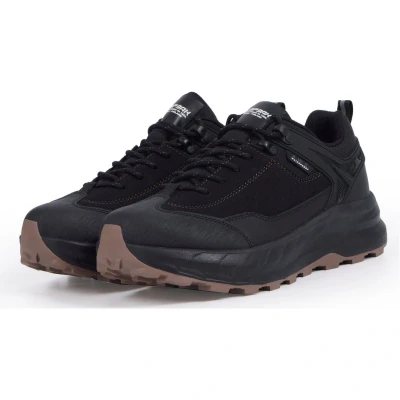 Afbeelding van Icepeak Ackas Outdoorschoenen, Heren, Maat: 41, Black Leer/ synthetisch