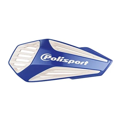Afbeelding van POLISPORT 8308400006 Handkappen MX AIR 1 Style bevestigingspunt van kunststof inclusief montageset compatibel met alle enduro/mx/atv modellen in kleur blauw/wit