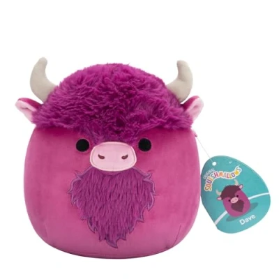 Afbeelding van Squishmallows SQCR06608 Dave de Bison 19 cm, officieel Jazwares pluche, superzacht knuffeldier
