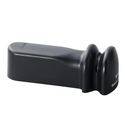 Afbeelding van Kyocera handmessenslijper voor keramiek en stalen messen. Messenslijper, zwart, 12,5 x 4 4,5 cm