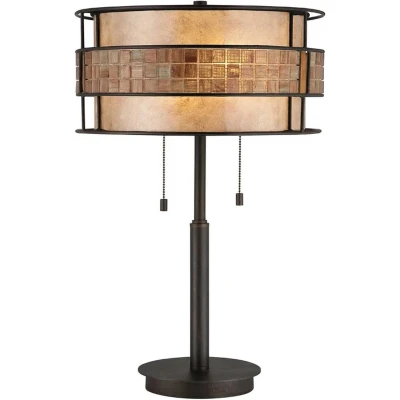Afbeelding van Quoizel LED Tafellamp Laguna 2X E27 Max 60W Renaissance Copper