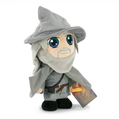 Afbeelding van Play by the Lord of Rings pluche speelgoed &quot;Lord Rings&quot;, 28 cm, Aragorn Frodo Gandalf Gollum Legolas Collector&#039;s Edition, superzachte kwaliteit (zonder doos, grijs)