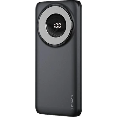 Afbeelding van USAMS Powerbank PB62 10000mAh 20W QC3.0+PD Magnetisch Draadloos Snelladen zwart/zwart 10KCD17101 (US CD171)