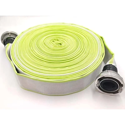 Afbeelding van 2 Zoll C 52 40 m Industrie Slang brandweerslang bouwslang Platten mit Storz koppeling ingebonden