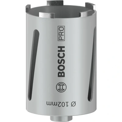Afbeelding van Bosch Accessoires Diamantboorkroon voor droog boren G 1/2&quot; 102 mm, 150 5, 7 mm 1st 2608587327