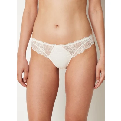 Afbeelding van Simone Pérèle dames Reve slip van kant in de kleur Lichtroze, maat: 42