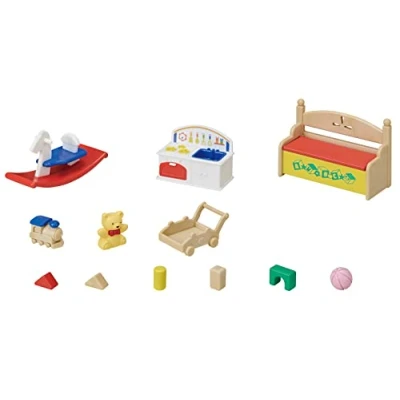 Afbeelding van Sylvanian Families Baby Speelset 5709 Speelkamer Panda &amp; Sneeuwwitkonijn