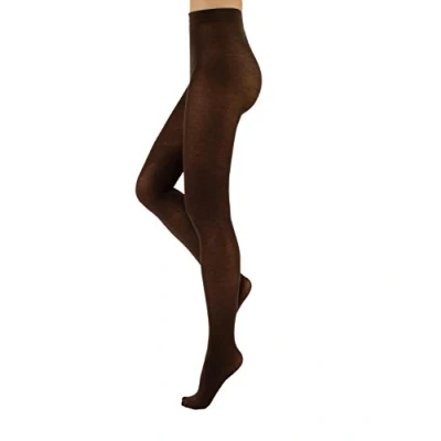 Afbeelding van CALZITALY Wol, damessokken, panty voor dames, merinowol, winterpanty, zwart, grijs, navy, paars, Bruin, beige, bordeaux, groen, S, M, L, XL, 100 denier, Made in Italy, XL
