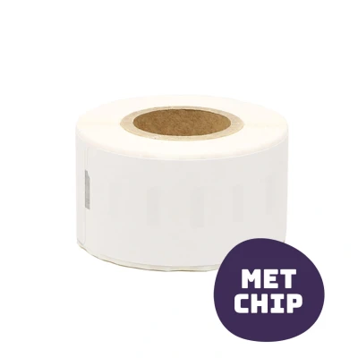 Afbeelding van Geschikt Dymo 99010 / S0722370 compatible Labelwriter 550 labels, 89 mm x 28 Alleeninkt