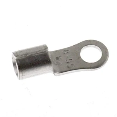 Afbeelding van SeKi 14046 6 10mm 25 x ringkabelschoenen, M5 uniseks ringschoenen, kabelschoenen, zilver