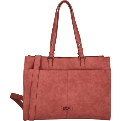 Afbeelding van Enrico Benetti Kensi Shopper 15&quot; red Laptoptas
