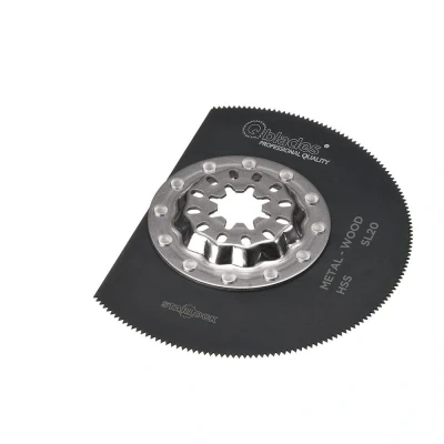 Afbeelding van Qblades SL20 85mm multitool HSS segmentzaagblad Hout en Metaal (Starlock)