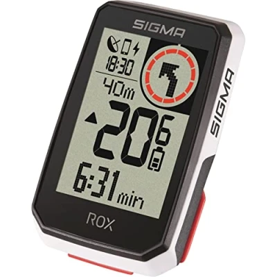 Afbeelding van Sigma ROX 2.0 GPS fietscomputer standaard stuurhouder BikeTotaal.nl Wit
