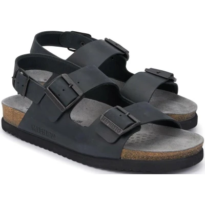 Afbeelding van Mephisto Nardo heren sandaal zwart maat 46 (EU) 11.5 (UK)