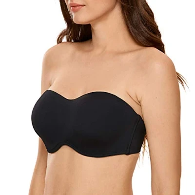 Afbeelding van DELIMIRA Naadloze Grote Maten Strapless Minimizer BH Voor Dames zwart 95E