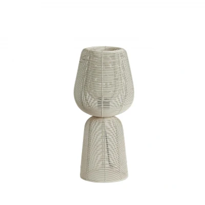 Afbeelding van Light &amp; Living Tafellamp Aboso Wit Ø18cm