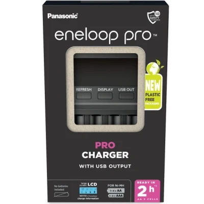 Afbeelding van Panasonic eneloop pro lader BQ CC65 voor AA Mignon en AAA Micro NiMh batterijen