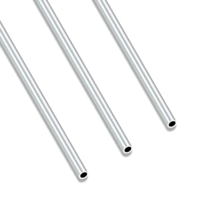 Afbeelding van iMeistek 6063 Aluminium ronde buis, 250 mm lengte 5 OD 3 ID naadloze rechte buis voor industrieel, decoratief, architectonisch (3 stuks)