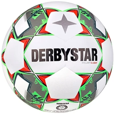Afbeelding van Derbystar Unisex Jeugd Brillant DB S Light V23 Voetbal, wit groen, 4