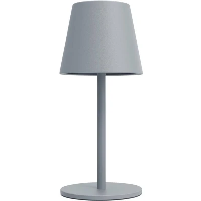 Afbeelding van m e modern electronics LUNA 80 G 41435 Tafellamp met accu LED vast ingebouwd 3 W Grijs