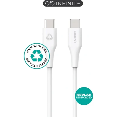 Afbeelding van eSTUFF ES604070 BULK, 0,5 m, USB C, 2.0, 480 Mbit/s, Blanc