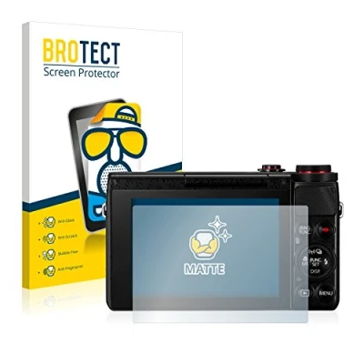 Afbeelding van BROTECT (2 Stuks) Antireflecterende Beschermfolie voor Canon PowerShot G7 X G7X Anti Glare Screen Protector, Mat, Ontspiegelend