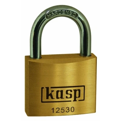 Afbeelding van Kasp K12530A2 Hangslot 30 mm Gelijksluitend Goud geel Sleutelslot