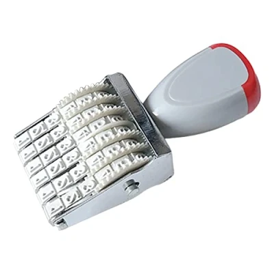 Afbeelding van 6 Cijfers Roller Stempel Levert Business Cijfer Nummer voor Datum Office 5mm