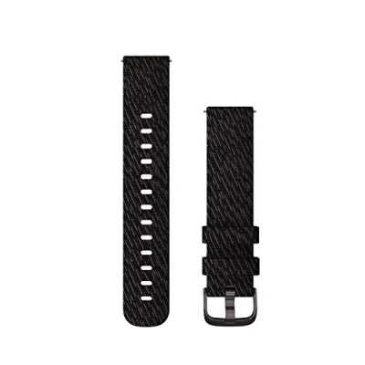 Afbeelding van Quick release nylon polsband 20mm Zwart geweven