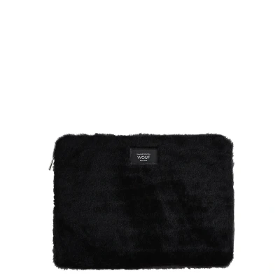 Afbeelding van Wouf Werkaccessoires Faux Fur zwart