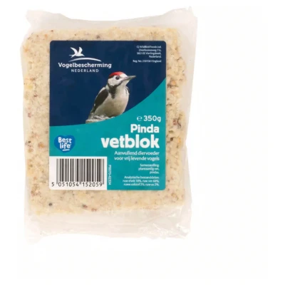 Afbeelding van Wildbird Vbn Vetblok Pinda&#039;s Tuinvogelvoer 11.5x10x3 cm 350 g