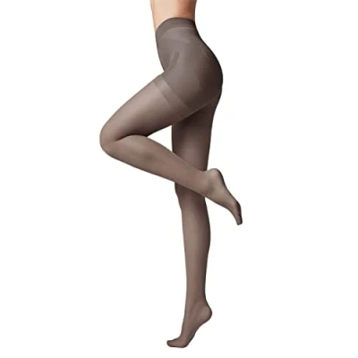 Afbeelding van Conte elegant vormgevende damespanty met push up effect dames vormende panty glad X PRESS 20 grafietkleur maat Grafiet 5