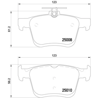 Afbeelding van Brembo Remblokset P 85 125